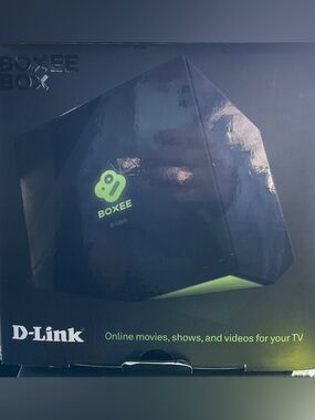 D-Link Boxee Media Player - Black with Lime Green Accent